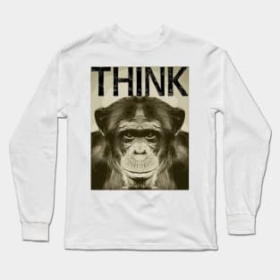 Think Monkey Long Sleeve T-Shirt